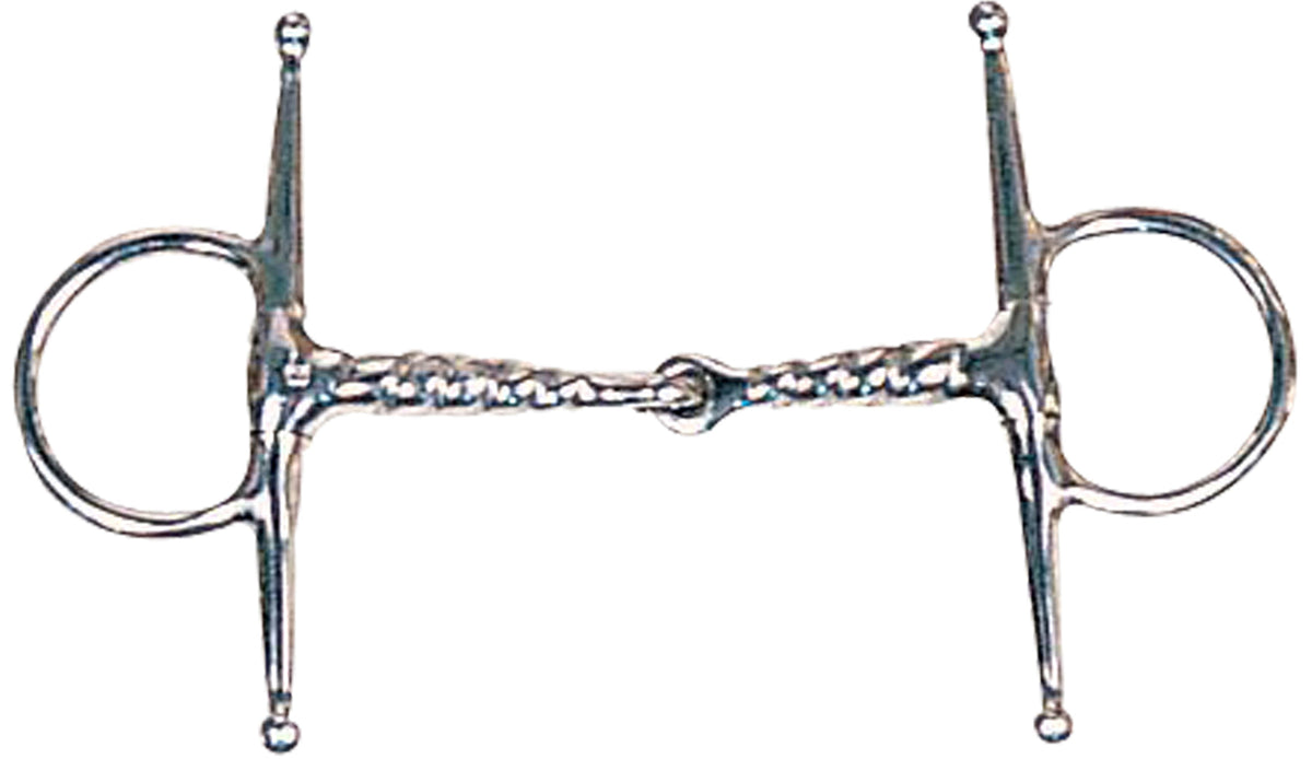 Corkscrew Full Cheek Snaffle Bit